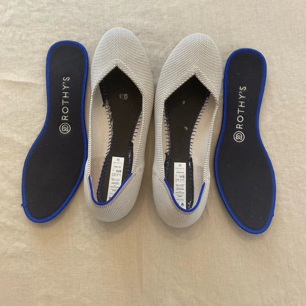 Rothy's Gray Flats